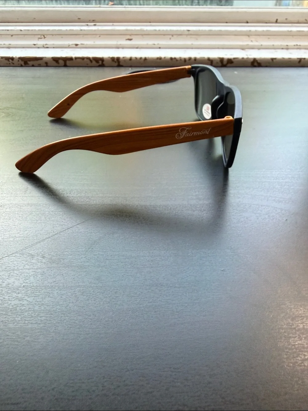 Matte Black Wayfarer Sunglasses with Brown Lenses